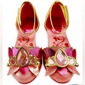 DISNEY-AURORA COSTUME SHOES FOR KIDS-SLEEPING BEAUTY SIZE 7/8